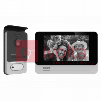WelcomeEye Touch Zestaw wideodomofonowy bezsłuchawkowy Philips