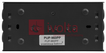 AWOP-960PP Puszka instalacyjna przelotowa 9x6mm2