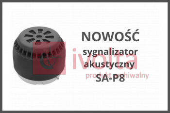 SA-K5N Sygnalizator akustyczny, SA-P8 zastępuje SA-K5N