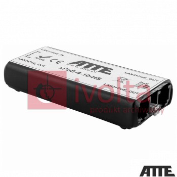 XPOE-4-11-HS Extender, switch PoE, 4 porty 10/100Mbps (1xPoE IN 802.3at/af + 3xPoE OUT)