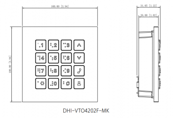 VTO4202F-MK Moduł klawiatury