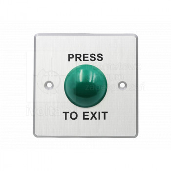 Flush mounted exit push button