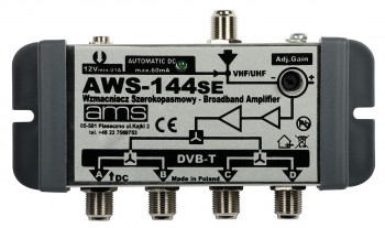 AWS-144M Wzmacniacz antenowy AWS-144M z zasil 1wej./4wyj