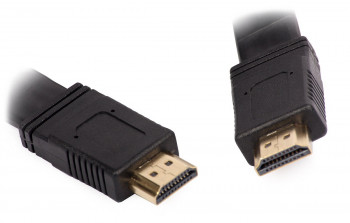 HDMI-S10P Kabel HDMI-HDMI 10m płaski, v1.4, Ethernet, FullHD