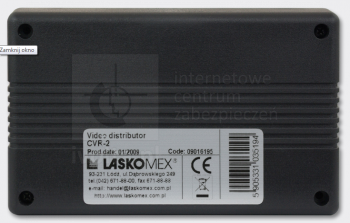 CVR-2 Rozdzielacz sygnału wideo do 4 monitorów, LASKOMEX