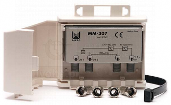 MM-307 Zwrotnica UHF-UHF-VHF/FM / Na złączach F Alcad/ DIPOL