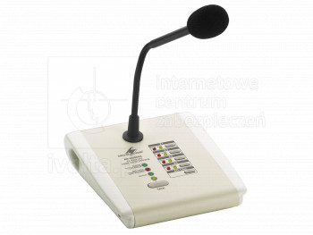 PA-4000RC Mikrofon pulpitowy PA, strefowy, współpracujący z PA-40120.