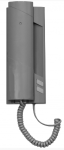 PC512-SZARY Unifon cyfrowy z dwoma przyciskami , sygnalizacja diodą LED, regulacja głośności, wyłaczenie dzwonka