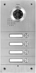 Bramofon 4-przyciskowy, podtynkowy lub natynkowy, wandaloodporny, VIDOS S564 VIDOS